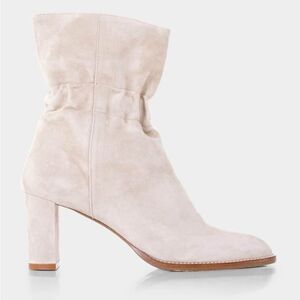 Marion Parke Lola Suede Pull On Luxury Designer Ankle Boots Bootie Women Size 36